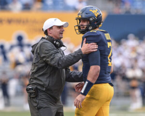 WVU offensive line, anchored by center Zach Frazier, continues to improve